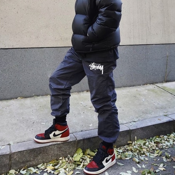 ⚡️[Hight Quality] - Quần Stussy x N.l.K.E Water Pants , Quần gió dài Stussy full tag túi