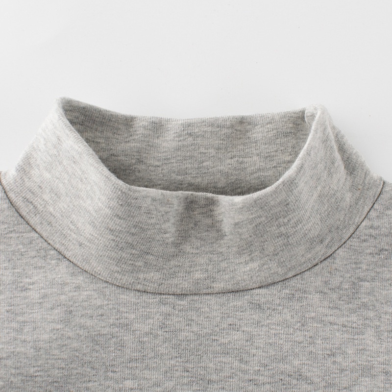 Áo giữ nhiệt bé trai Bunnykids áo dài tay cổ lọ cho bé thêu hình con cá