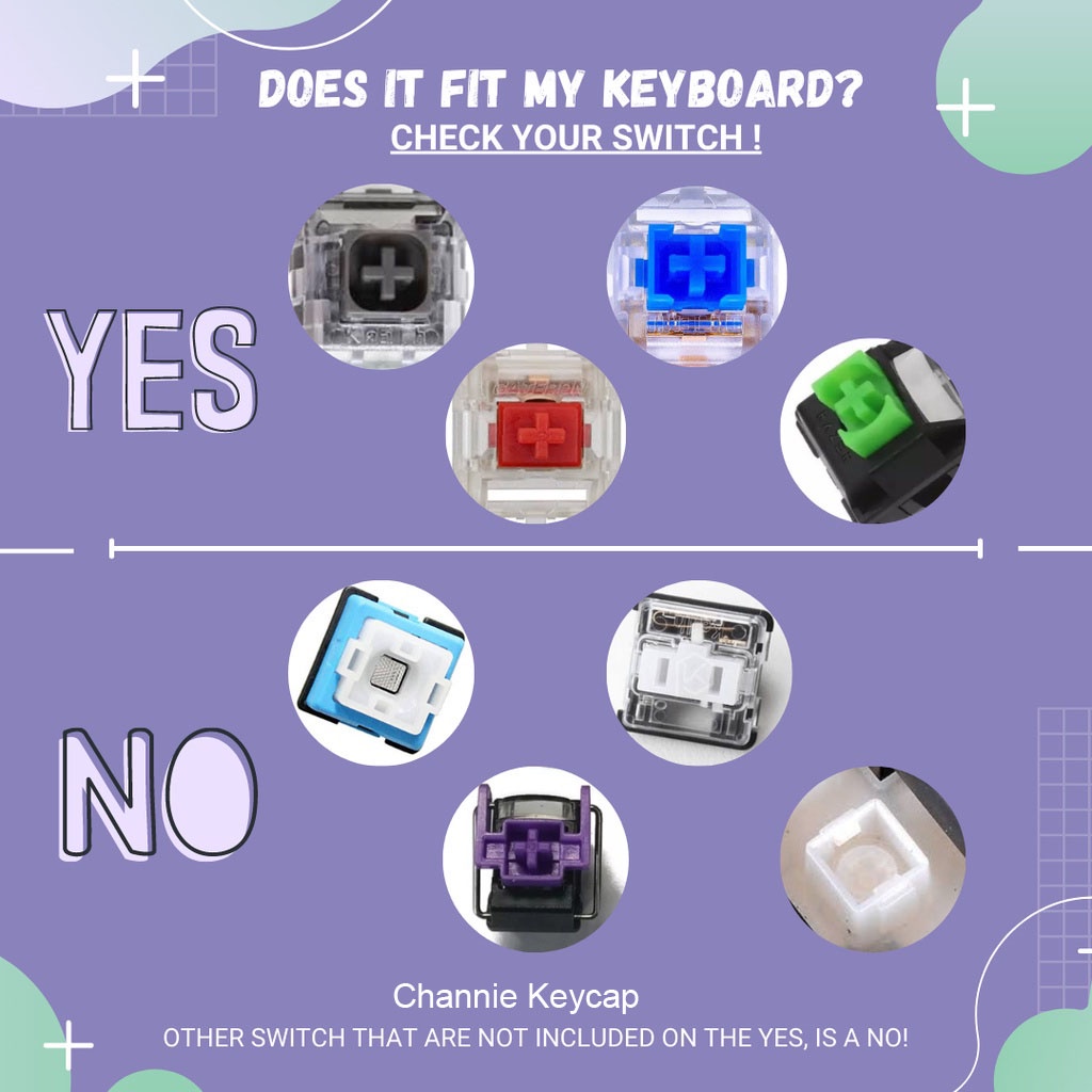 Keycap lẻ mèo ngồi trong hộp dễ thương
