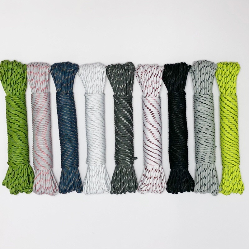 5-&gt;20 mét - Dây Dù tròn 1.5mm họa tiết ấn tượng dùng làm macrame, trang trí, thả diều