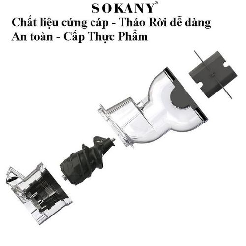 Máy ép chậm SOKANY JE-32 cao cấp chính hãng ép kiệt nước 100%