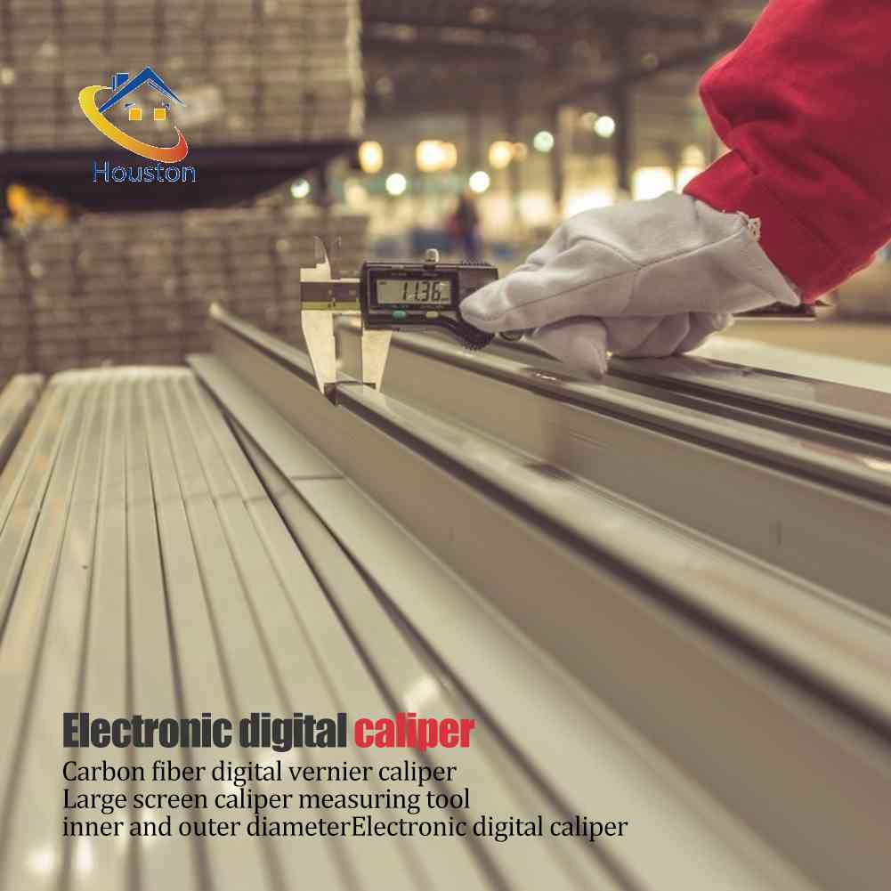 Thước Đo Điện Tử Màn Hình LCD 150mm 6 inch Bằng Sợi Carbon Chuyên Dụng