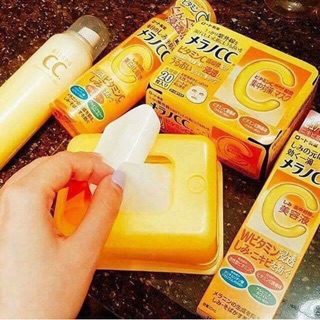Mặt Nạ CC Melano Trắng Da, Mờ Thâm Mụn, Nám