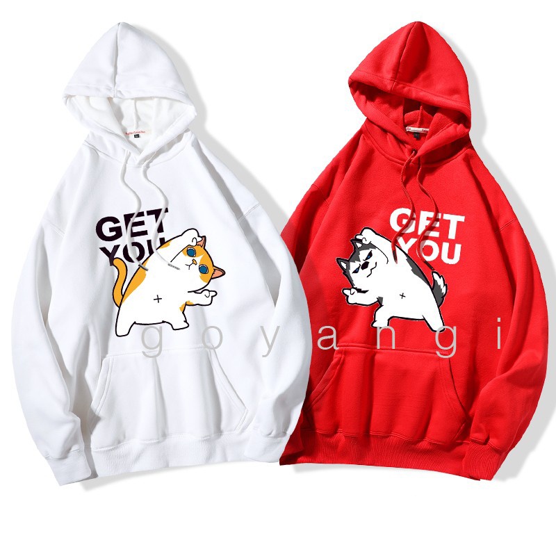 Áo chất  Áo Hoodie Husky ngáo Unisex phong cách Hàn Quốc