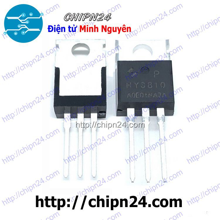 [2 CON] MOSFET HY3810 TO-220 180A 100V (Kênh N) (HY3810P 3810)