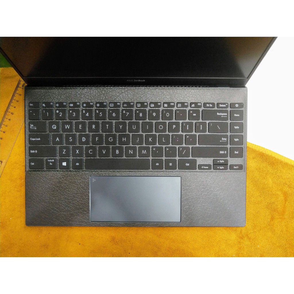 Decal Skin dán Laptop mẫu Vân giả da
