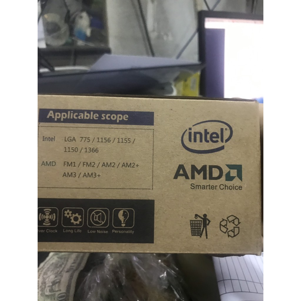 Quạt tản nhiệt CPU Cooler HF-790 990 LED RGB AUTO ĐẸP