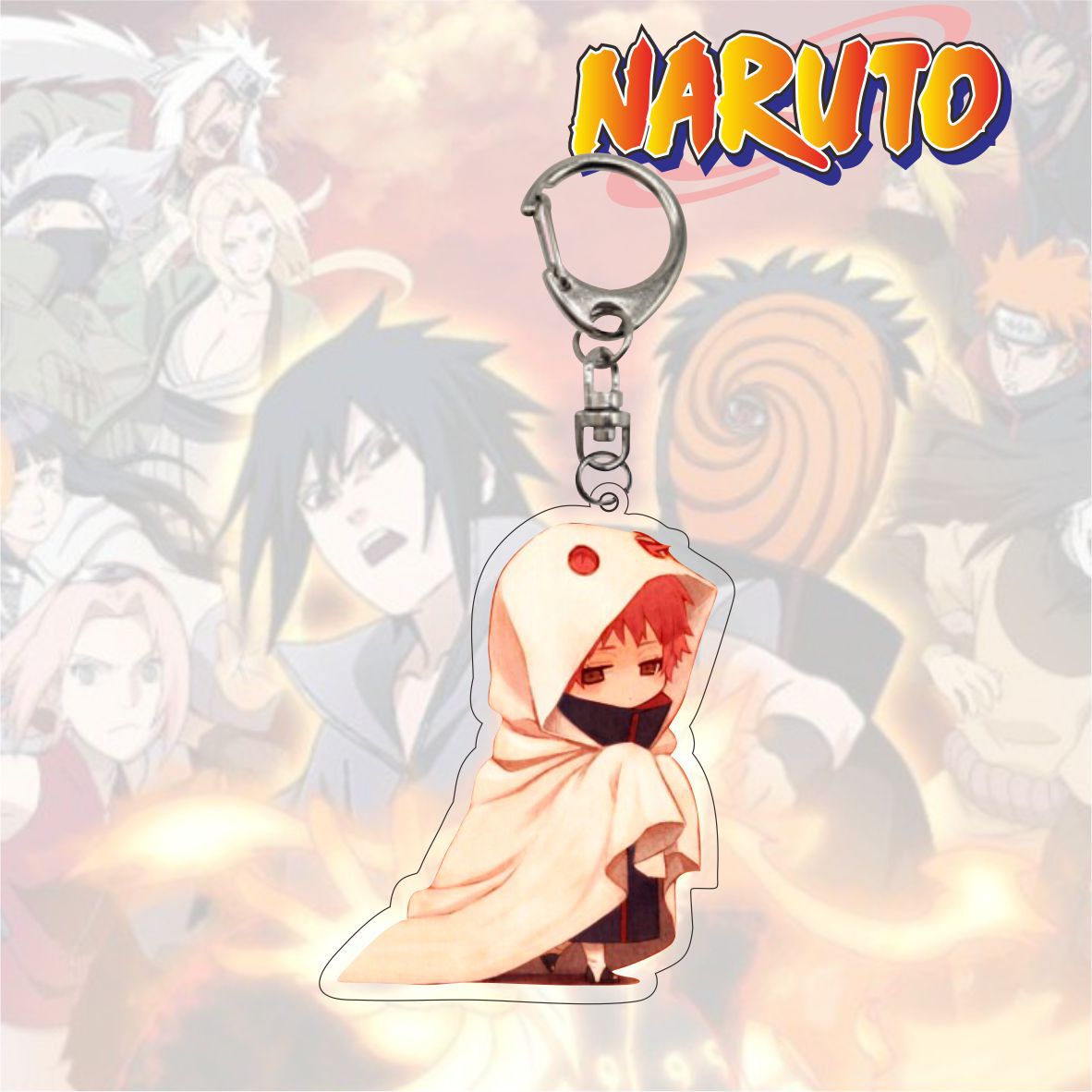 Móc Khóa Trang Trí Hình Nhân Vật Anime Naruto Xinh Xắn