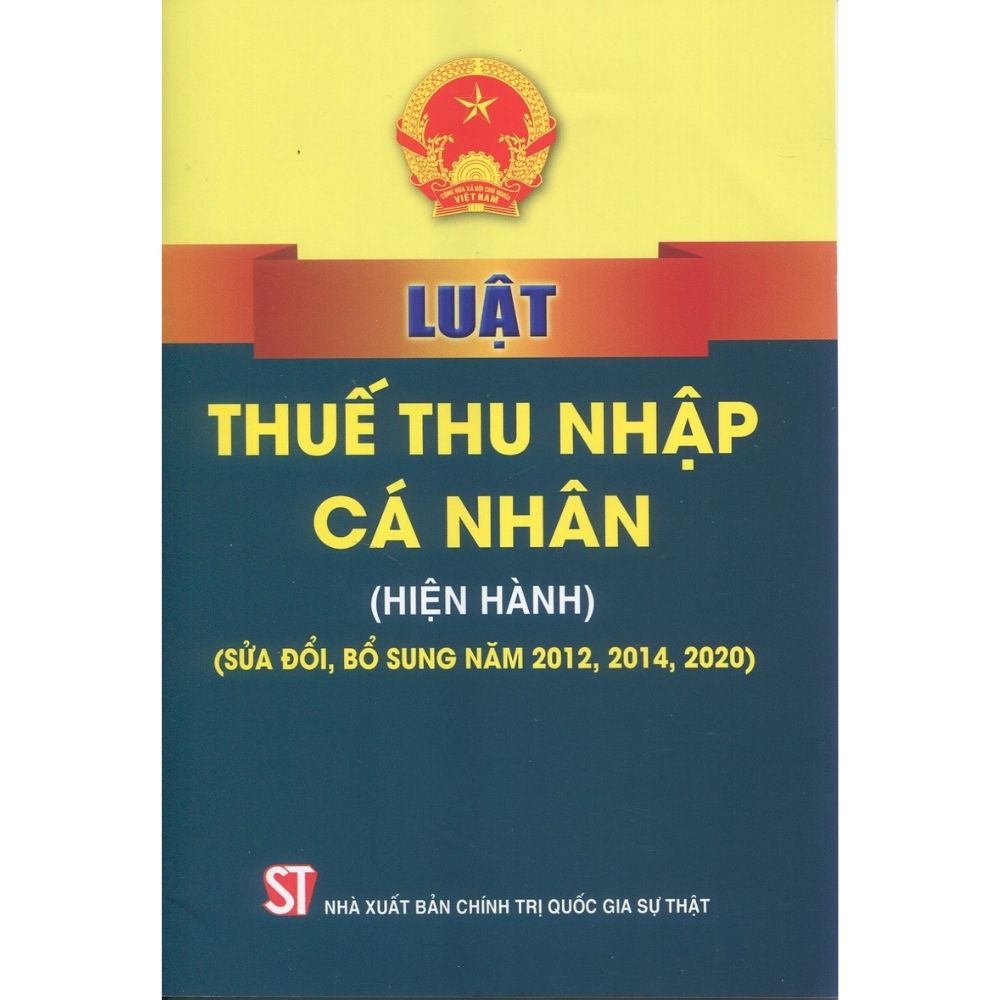 Luật thuế thu nhập cá nhân (sửa đổi, bổ sung năm 2012, 2014, 2020)