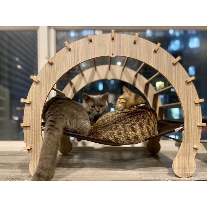 [Mã PET50K giảm Giảm 10% - Tối đa 50K đơn từ 250K] võng móng ngựa cho mèo