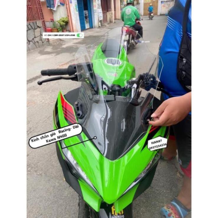 Kính chắn gió NINJA400 -   kính nhập thailand-  siêu đẹp