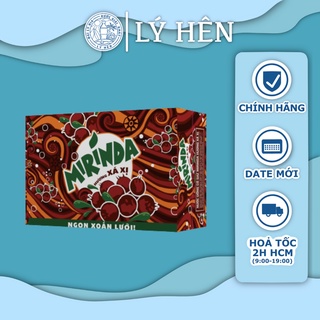 Thùng 24 lon nước ngọt có gas mirinda xá xị - ảnh sản phẩm 3