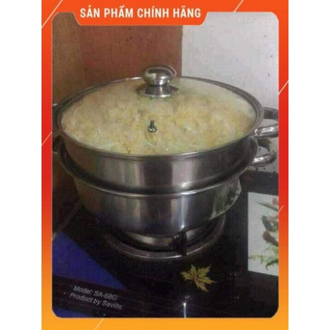 Nồi Hấp 2 Tầng Inox size 28cm