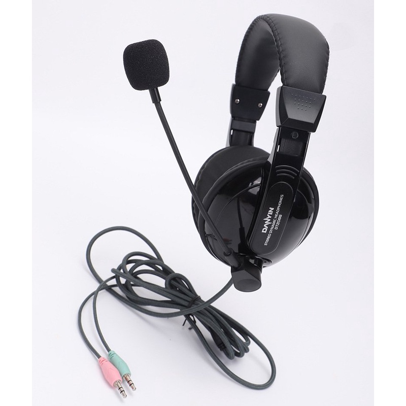 Tai nghe chụp tai cao cấp DT2088 chuyên dụng mic thoại tốt 2 phân loại cho máy tính và điện thoại