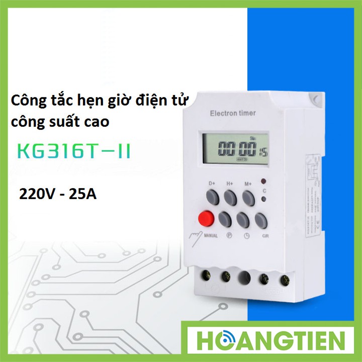 Công tắc hẹn giờ điện tử 25A KG316T-II