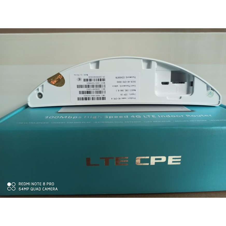 Bộ phát wifi 3/4G ZTE CP101 hỗ trợ 2 anten - Có 2 cổng LAN | BigBuy360 - bigbuy360.vn