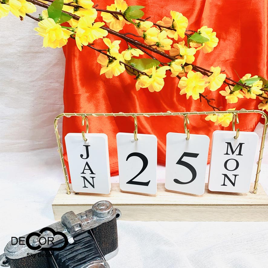 Cành hoa mai  FREESHIP  hoa trang trí nhà cửa, decor ngày tết xinh xắn, đạo cụ chụp ảnh, phụ kiện chụp hình Sky Decor