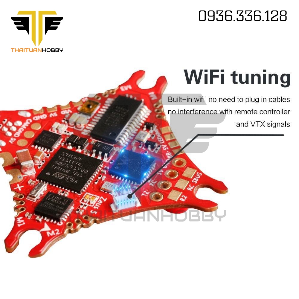 Mạch Bay HGLRC Zeus5 AIO 1-2S WiFi