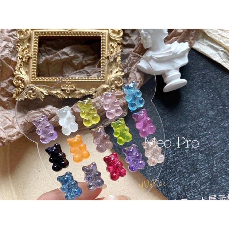 Khung mika chụp ảnh- pha màu - dán móng mẫu nail