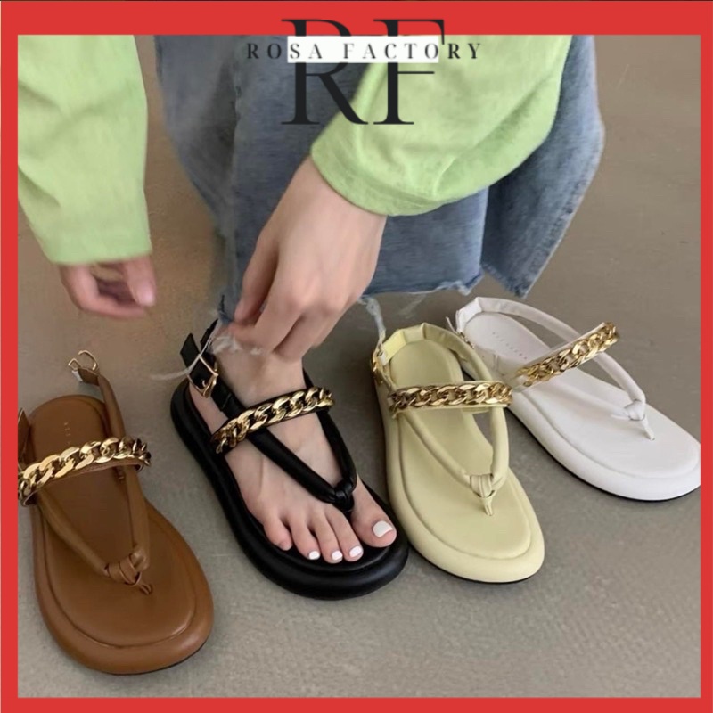 Sandal xuồng 3 phân xỏ ngón quai xích 0313 | RF