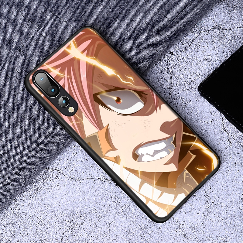 Ốp Điện Thoại Mềm Họa Tiết Natsu Dragneel Fairy Tail Cho Huawei P20 30 Pro P9 P10 P20 P30 Lite