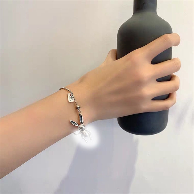 Vòng Tay Trang Trí Hình Thỏ Dễ Thương Thời Trang Hip Hop 22210