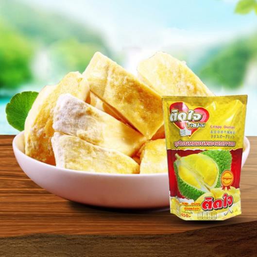 Sầu Riêng Sấy Khô Thái Lan Crispy Durian TidJaj 215gr siêu ngon