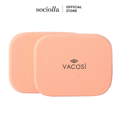 Bịch 2 Bông Ướt Vuông Nhỏ Vacosi Small Square Sponge