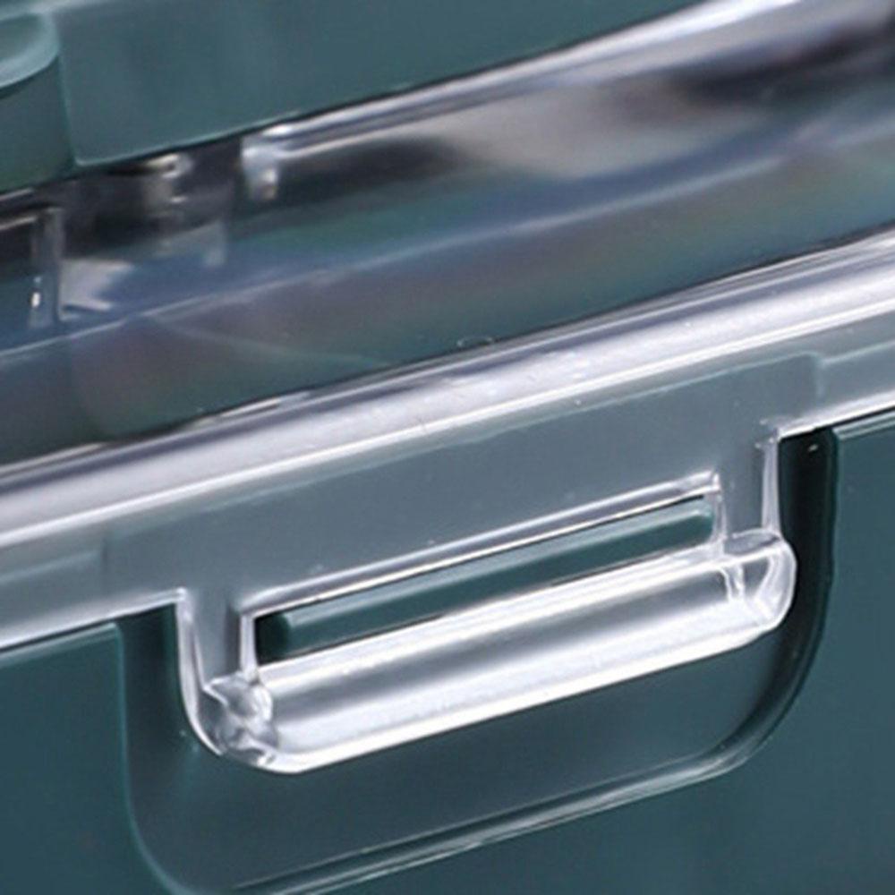 Hộp Đựng Thuốc Mini 6 Ngăn Có Kẹp Túi Tiện Lợi