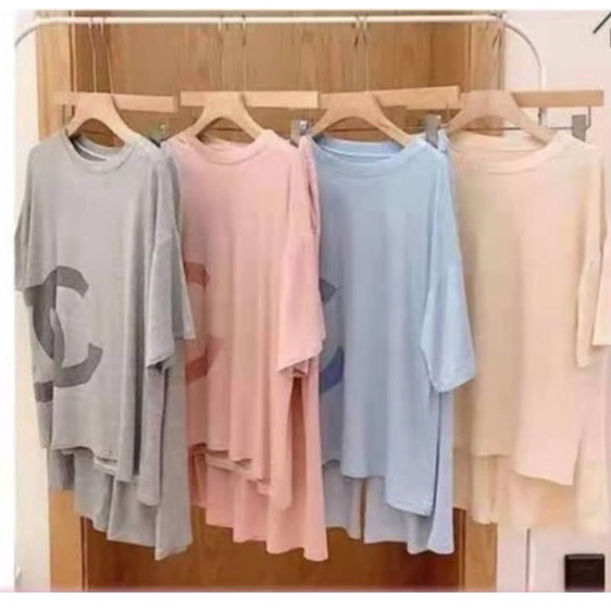 Đồ bộ nữ mặc nhà dễ thương hoạt hình tay cộc quần cộc mùa hè chất cotton thun SAQ303 FREESIZE