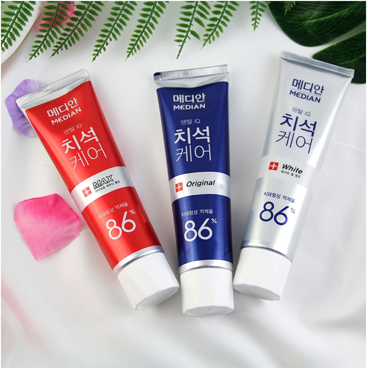 Kem đánh răng MEDIAN 93% Hàn Quốc - Kem đánh răng làm trắng răng, giảm ố, loại bỏ mùi hôi 93KDR1