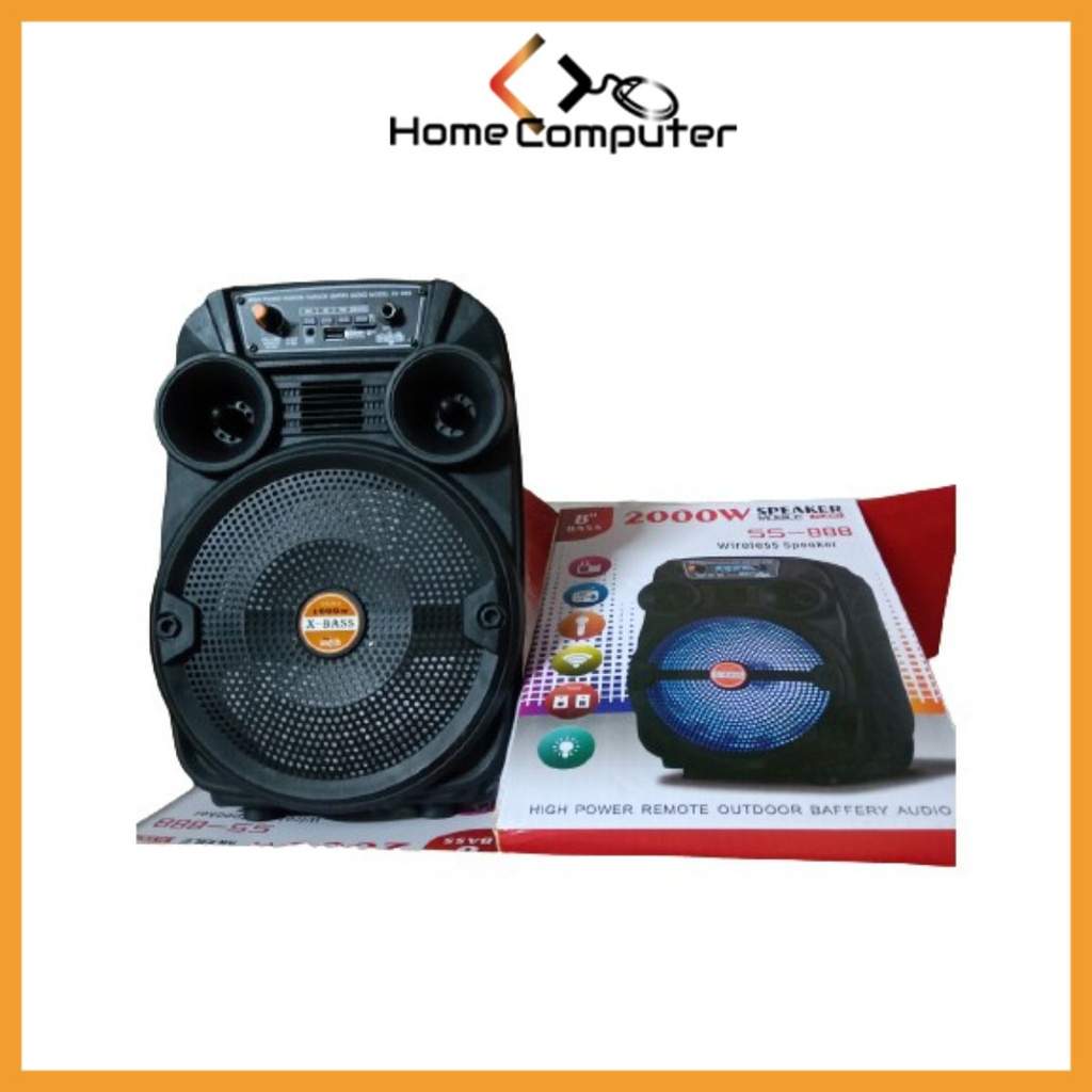 Loa Bluetooth, Loa Karaoke Di Động Speaker 2000W Hát Karaoke Cực Hay - Bh 6 Tháng - Homecomputer