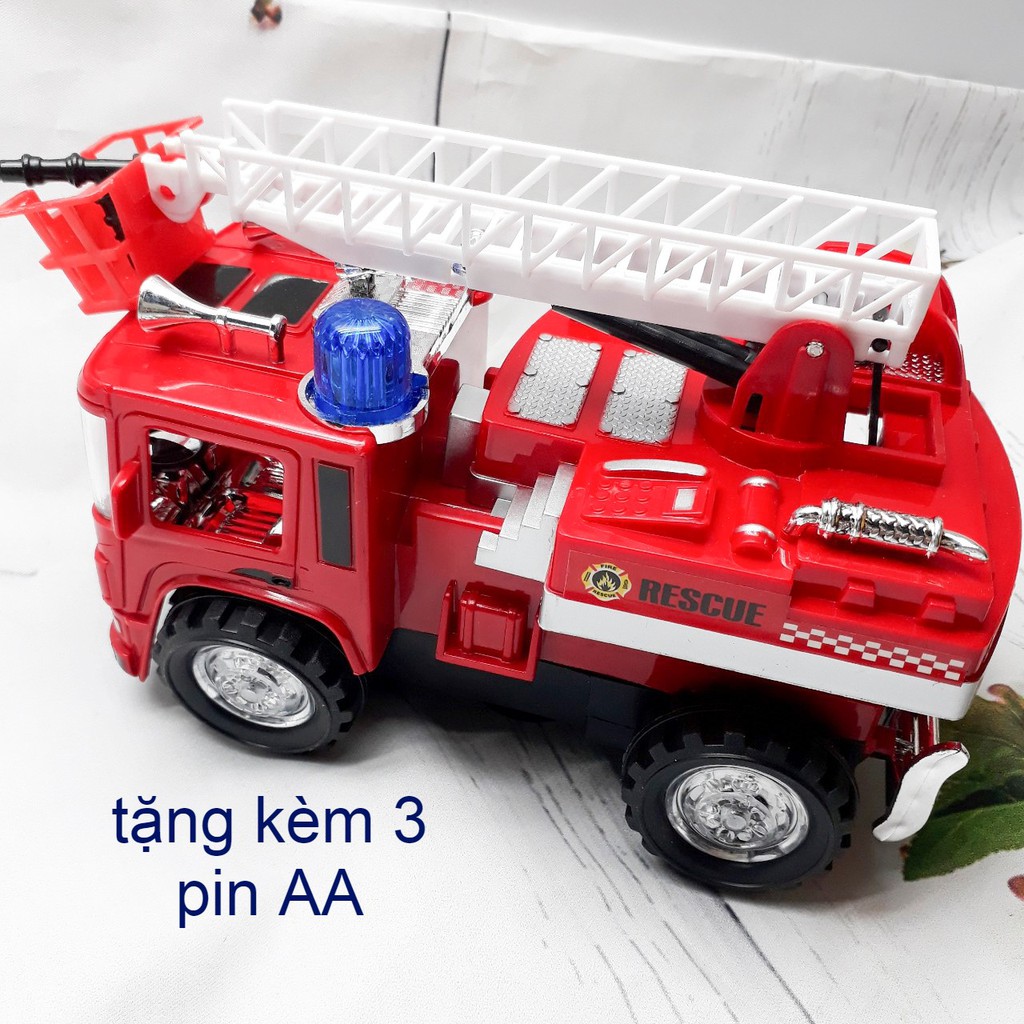 Đồ chơi ô tô cứu hỏa chạy pin