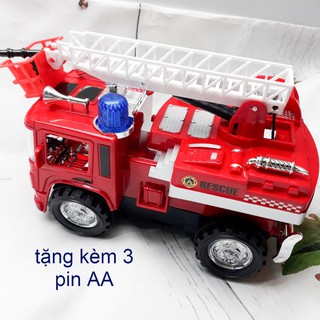 Đồ chơi ô tô cứu hỏa chạy pin