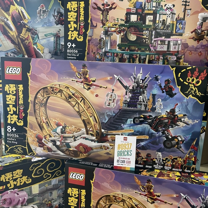 LEGO 80034 Tàu bay Phong Hỏa Luân của Natra Nezha's Fire Ring 0937Bricks