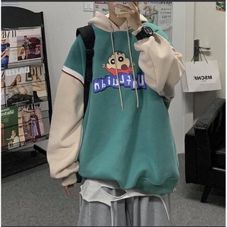 Áo Khoác Hoodie Unisex Nỉ Phối Tay Form Rộng 3 Màu Siêu Chất