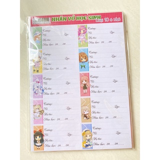 Nhãn vở học sinh