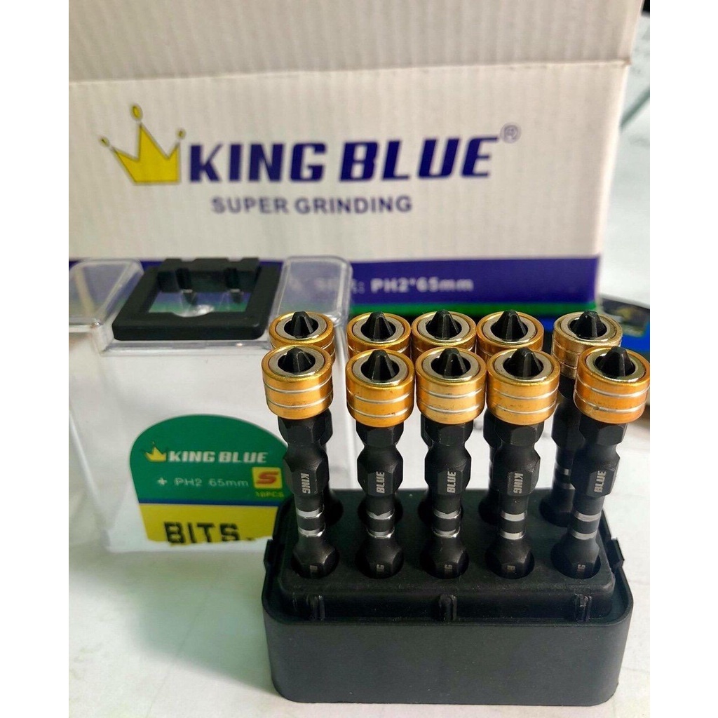 [CHÍNH HÃNG] Đầu Bắn Vít Nam Châm King Blue dài 65mm, 100mm (Giá 1 chiếc)