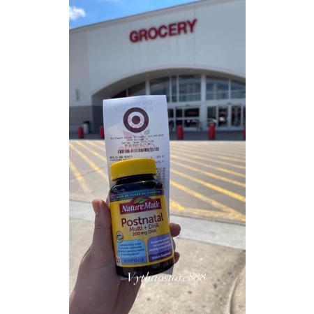 Vitamin tổng hợp cho phụ nữ sau sinh Nature Made Postnatal Multi DHA 60 viên của Mỹ