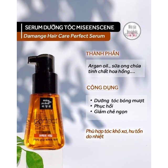 Serum dưỡng tóc Miseenscene Damange Hair Care Perfect Serum