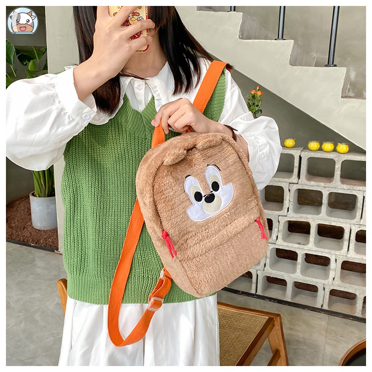 Ba Lô Hình Quái Vật Dễ Thương Phong Cách Nhật Bản Dành Cho Bé Gái
