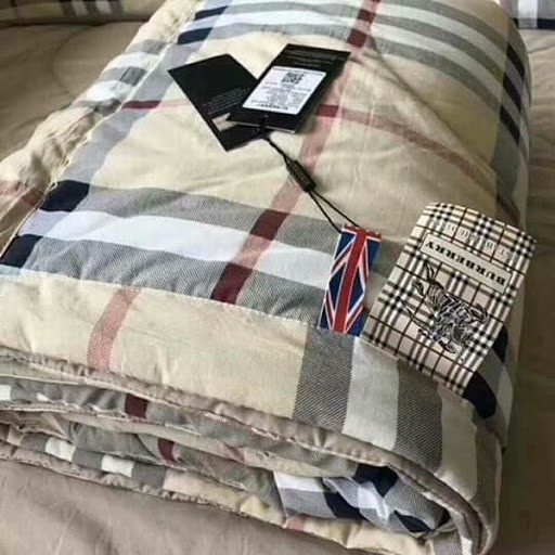 Chăn đũi hè thu Burberry xuất khẩu 2x2,3m