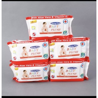 5 gói khăn giấy ươt baby.