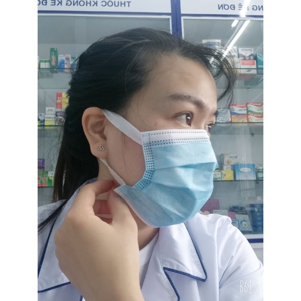 Khẩu trang quai giấy không đau tai