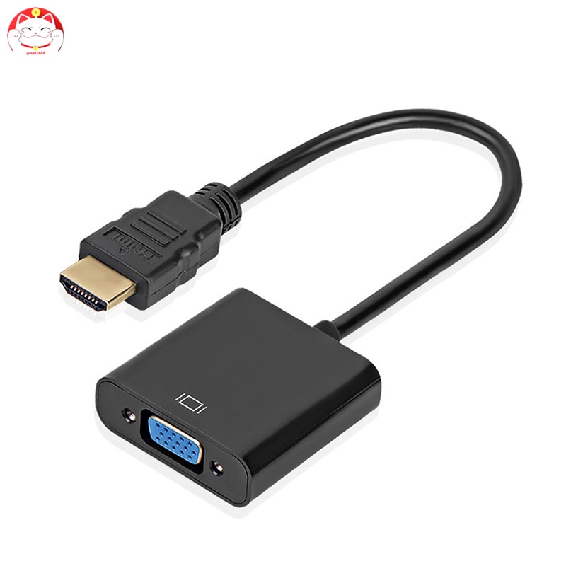 Đầu Chuyển Đổi Từ Cổng Hdmi Sang Vga 1080p Cho Pc Laptop Tablet