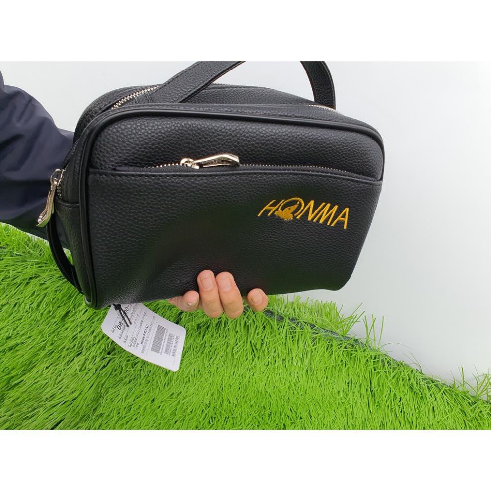 Túi cầm tay golf Honma cluth da PU cao cấp đựng đồ dùng cá nhân tiện lợi CT007