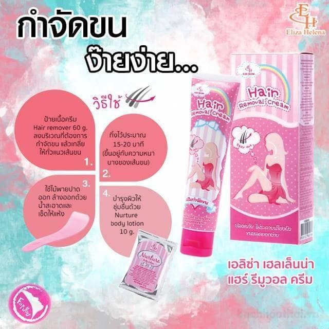 Kem tẩy lông Hair Removal Cream Eliza Helena Thái Lan