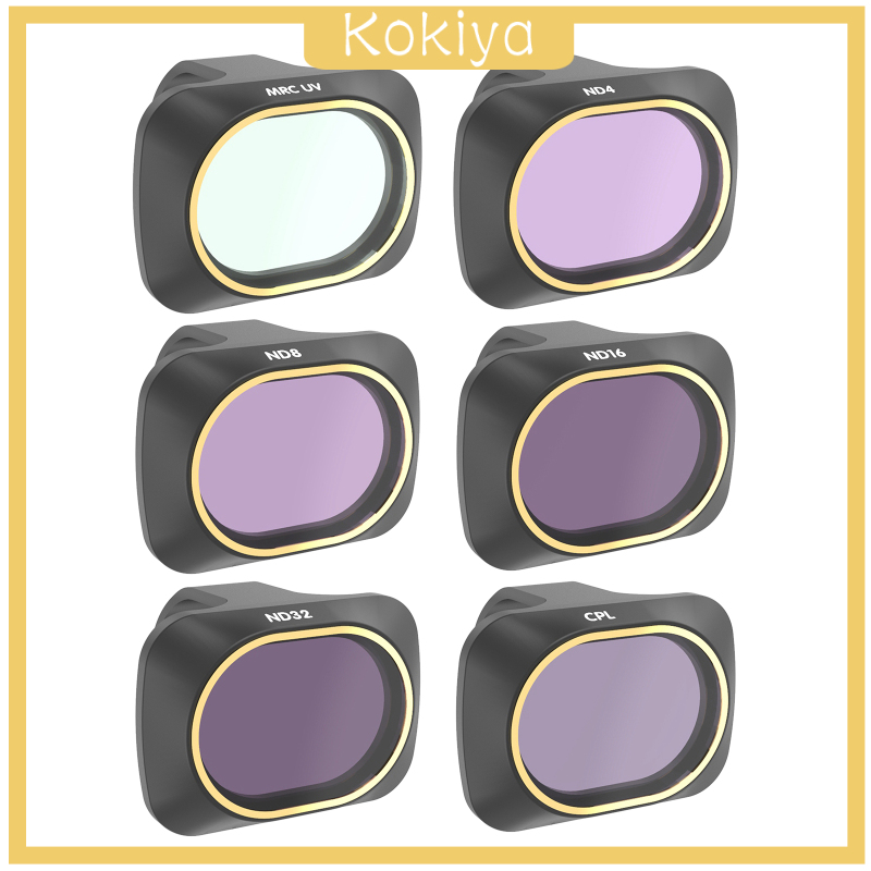 [KOKIYA]Replacement High Quality CPL ND8 Lens Filters Set for Mavic Mini Drone 6Pcs