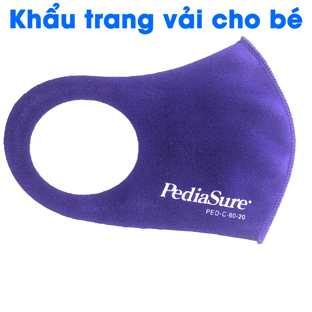 Khẩu trang vải thun Poly 2 da Pediasure - Hàng khuyến mãi