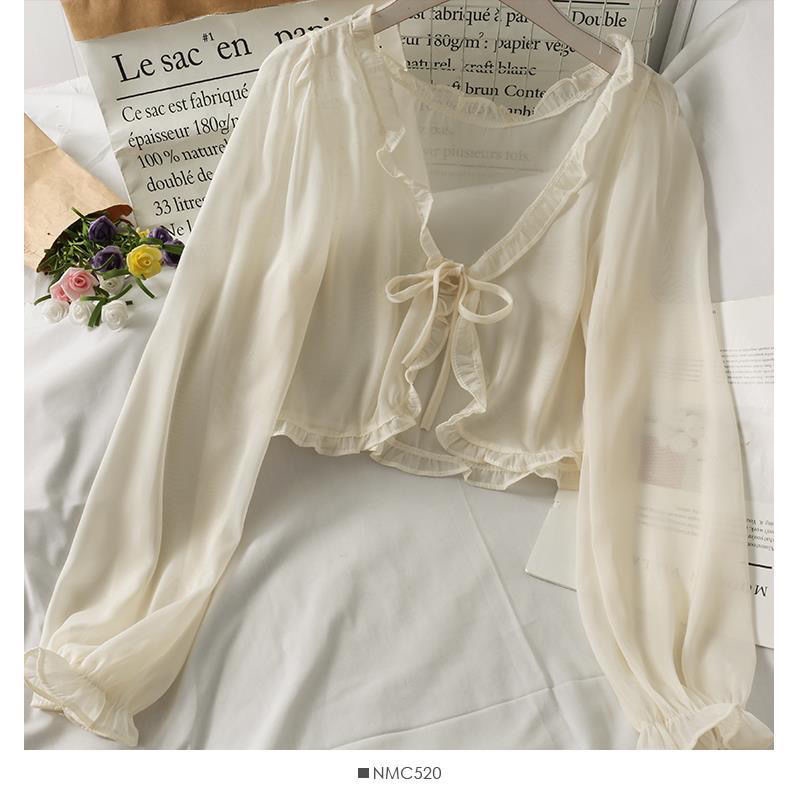 Áo Thun Dáng Rộng Tay Dài Phối Nơ Thời Trang Mùa Hè Dành Cho Nữ 2022